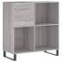 Mueble discos madera contrachapada gris Sonoma 84,5x38x89