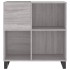 Mueble discos madera contrachapada gris Sonoma 84,5x38x89