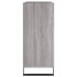 Mueble discos madera contrachapada gris Sonoma 84,5x38x89