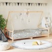 Estructura de cama infantil madera maciza de pino 90x190 cm