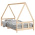 Estructura de cama infantil madera maciza de pino 90x190