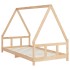 Estructura de cama infantil madera maciza de pino 90x190