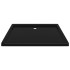 Plato de ducha rectangular negro ABS 80x100