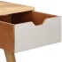 Mesa consola de madera maciza de mango 89x44x76