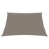 Toldo de vela cuadrado tela Oxford gris taupe 7x7