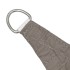 Toldo de vela cuadrado tela Oxford gris taupe 7x7