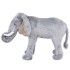 Elefante de peluche de pie gris