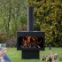 RedFire Chimenea Jersey XL acero negro