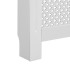 Cubierta para radiador MDF blanco 112x19x81,5