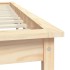 Estructura de cama madera maciza de pino 120x200