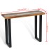 Mesa consola de teca 100x35x75