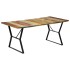 Mesa de comedor de madera maciza reciclada 180x90x76