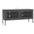 Mueble para TV de acero gris antracita 105x35x50