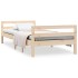 Estructura de cama madera maciza de pino 80x200