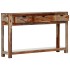 Mesa consola con 3 cajones madera maciza sheesham