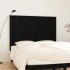 Cabecero de cama pared madera maciza pino negro 159,5x3x110