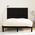 Cabecero de cama pared madera maciza pino negro 159,5x3x110