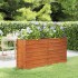 Arriate oxidado de acero corten 160x40x77