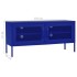 Mueble para TV de acero azul marino 105x35x50