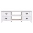 Mueble para TV antiguo madera de paulownia blanco 108x30x40