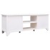 Mueble para TV antiguo madera de paulownia blanco 108x30x40