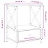 Mesitas noche 2 uds madera ingeniería roble Sonoma 50x41x65