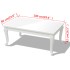 Mesa de centro 100 x 60 x 42 blanco