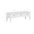 Mueble para TV de madera blanco 100x35x35