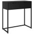 Mesa consola de acero negra 72x35x75