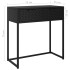 Mesa consola de acero negra 72x35x75