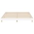 Estructura de cama madera contrachapada blanca 150x200