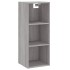 Aparador alto madera contrachapada gris Sonoma 34,5x34x180