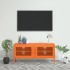 Mueble para TV de acero naranja 105x35x50