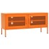 Mueble para TV de acero naranja 105x35x50