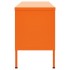 Mueble para TV de acero naranja 105x35x50