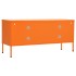 Mueble para TV de acero naranja 105x35x50