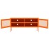 Mueble para TV de acero naranja 105x35x50