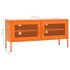 Mueble para TV de acero naranja 105x35x50