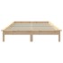 Estructura de cama madera maciza de pino 140x200