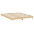 Estructura de cama madera contrachapada roble Sonoma 120x200