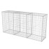 Cesta de muro de gaviones acero galvanizado 200x50x100