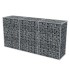 Cesta de muro de gaviones acero galvanizado 200x50x100