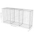 Cesta de muro de gaviones acero galvanizado 200x50x100