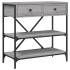 Mesa consola madera de ingeniería gris Sonoma 75x34,5x75