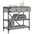 Mesa consola madera de ingeniería gris Sonoma 75x34,5x75