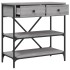 Mesa consola madera de ingeniería gris Sonoma 75x34,5x75