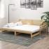 Sofá cama extraíble madera maciza de pino 2x(90x200)