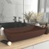 Lavabo de lujo cerámica rectangular marrón oscuro mate 71x38