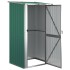 Cobertizo de jardín acero galvanizado verde 118,5x97x209,5