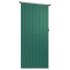 Cobertizo de jardín acero galvanizado verde 180,5x97x209,5